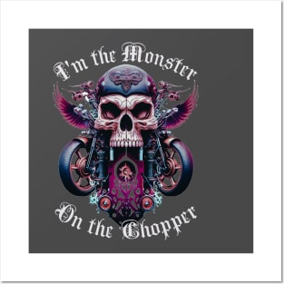 Monster on the Chopper Posters and Art